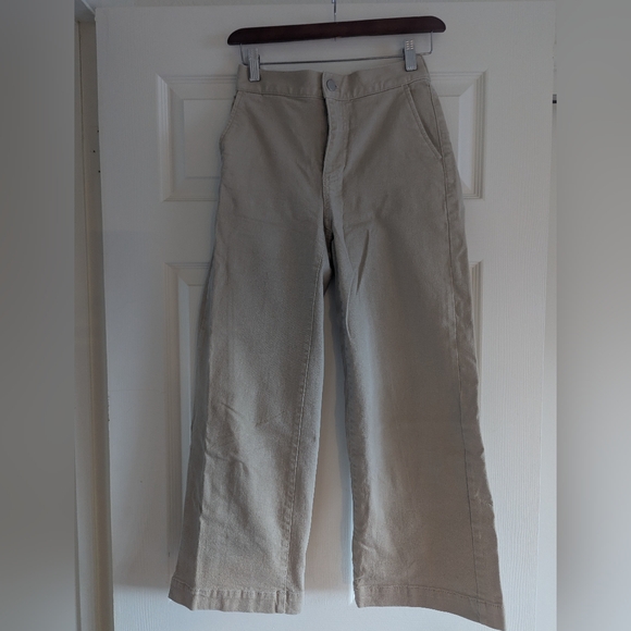 OAK + FORT Women's Khaki Chinos - Picture 1 of 3